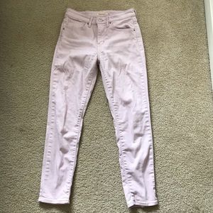 Pink Levi’s Skinny Jeans